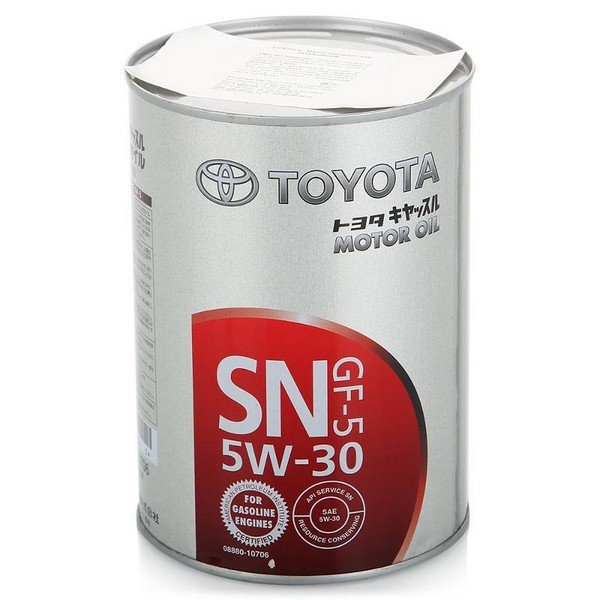 Масло моторное синтетическое «Motor Oil 5W-30», 1л TOYOTA 08880-10706