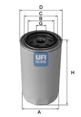 Фильтр масляный UFI 2313002