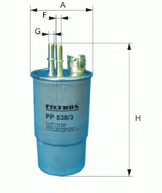 Фильтр топливный RENAULT FILTRON PP9881