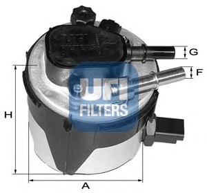 Фильтр топливный UFI 55.170.00