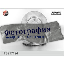 Диск тормозной передний FENOX TB217124