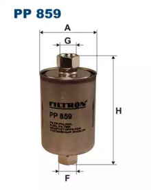 Фильтр топливный LANDROVER FILTRON PP859