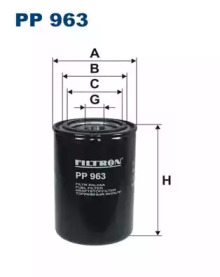 Фильтр топливный FILTRON PP963