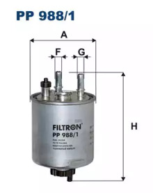 Фильтр топливный RENAULT FILTRON PP9881
