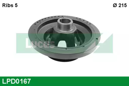 Ременный шкив LUCAS ENGINE DRIVE LPD0167