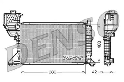 Радиатор системы охлаждения DENSO DRM17011